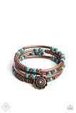Paparazzi Badlands Bunch - Copper Bracelet