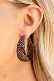 Paparazzi Mother Nature Medley - Copper Earrings