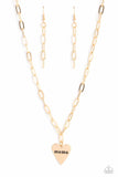Paparazzi Mama Cant Buy You Love - Gold Necklace