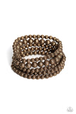 Paparazzi Sonoran Stripes - Brass Bracelet