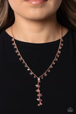Paparazzi Chiseled Catwalk - Copper Necklace