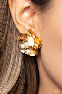 Paparazzi Miami Magic - Gold CLIP Earring