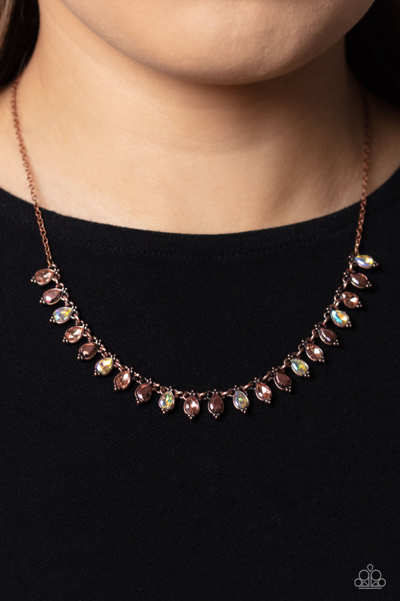 Paparazzi Fairy Light Fashion - Copper Necklace