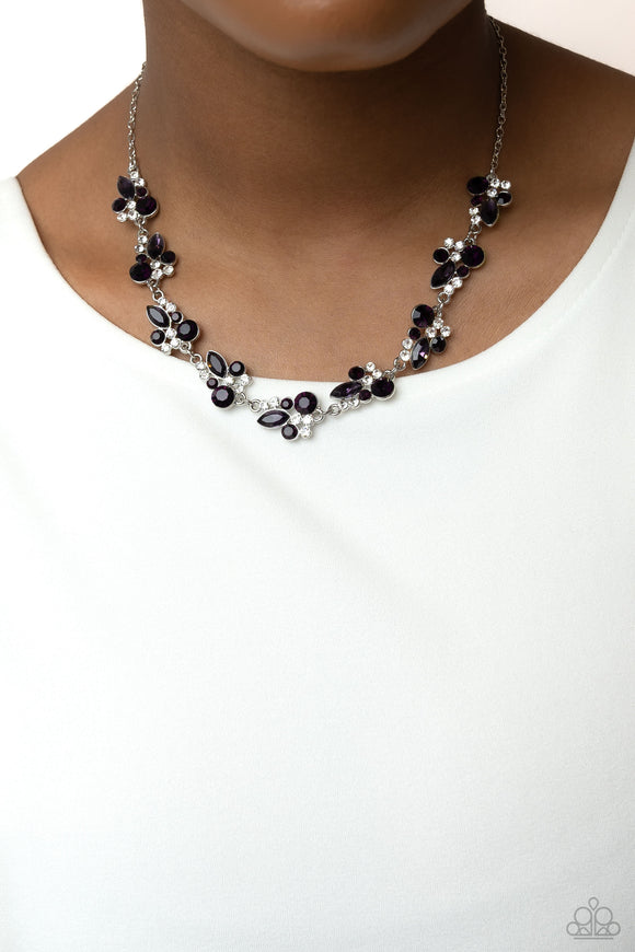 Paparazzi Swimming in Sparkles - Purple Necklace