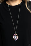 Paparazzi Over the TEARDROP - Purple Necklace