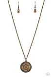 Paparazzi Mandala Masterpiece - Brass Necklace