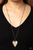 Paparazzi Stony Summer - Brass Necklace