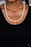 Paparazzi Countess Chic - White Necklace