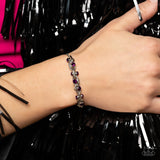 Paparazzi Intertwined Illusion - Purple Bracelet