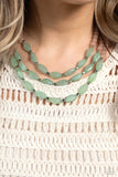 Paparazzi I BEAD You Now - Green Necklace