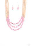Paparazzi I BEAD You Now - Pink Necklace
