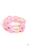 Paparazzi BEAD Drill - Pink Bracelet