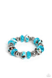 Paparazzi Warped Wayfarer- Blue Bracelet