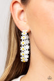 Paparazzi Daisy Disposition - White Earring