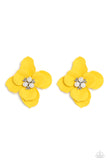 Paparazzi Jovial Jasmine - Yellow Earring