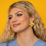 Paparazzi Jovial Jasmine - Yellow Earring