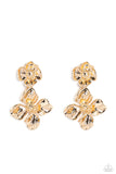 Paparazzi Gilded Grace - Gold Earring