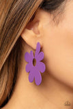 Paparazzi Flower Power Fantasy - Purple Earring