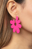 Paparazzi Flower Power Fantasy - Pink Earring