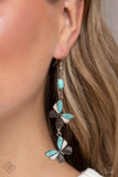 Paparazzi Spirited Soar - Blue Earrings