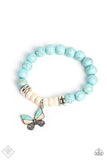 Paparazzi Bold Butterfly - Blue Bracelet