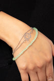 Paparazzi A LOTUS Like This - Green Bracelet