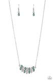 Paparazzi Lustrous Laurels - Green Necklace