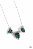 Paparazzi Majestic Met Ball - Green Necklace