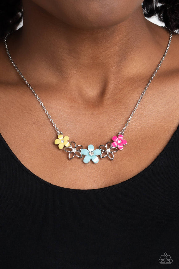 Paparazzi WILDFLOWER About You - Blue Necklace