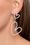 Paparazzi Doting Duo - Copper Earring