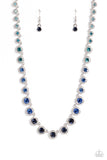 Paparazzi Kaleidoscope Charm - Blue Necklace