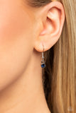 Paparazzi Kaleidoscope Charm - Blue Necklace