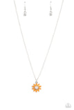 Paparazzi Daisy Diva - Orange Necklace