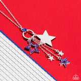 Paparazzi Starry Statutes - Blue Necklace