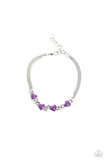 Paparazzi Smitten Sweethearts - Purple Bracelet