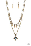 Paparazzi The Second Star To The LIGHT - Brass Necklace