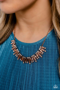 Paparazzi Sunburst Season - Copper Necklace