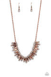 Paparazzi Sunburst Season - Copper Necklace
