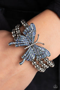 Paparazzi First WINGS First - Blue Bracelet