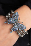 Paparazzi First WINGS First - Blue Bracelet