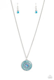 Paparazzi Mandala Masterpiece - Blue Necklace