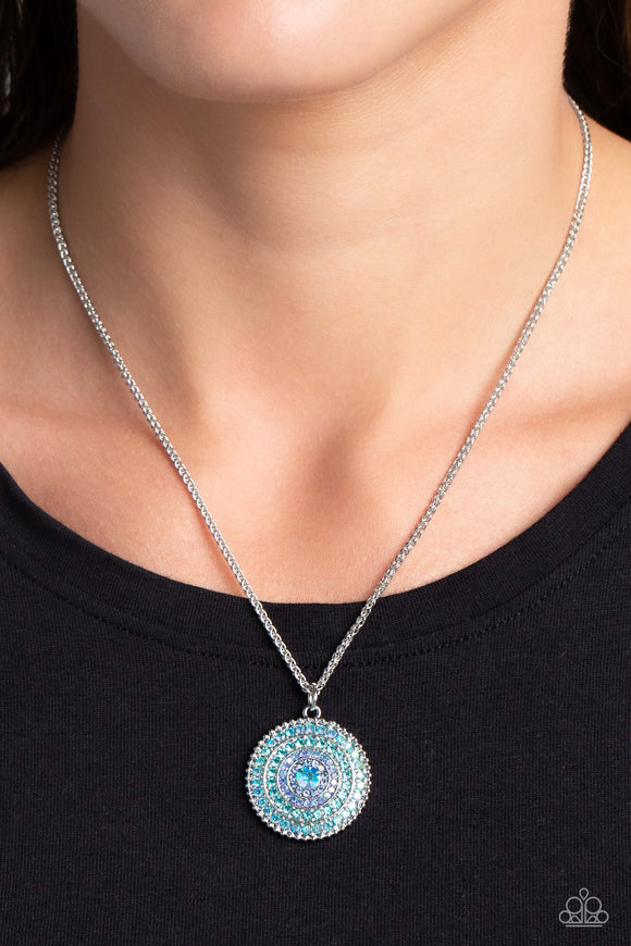 Paparazzi Mandala Masterpiece - Blue Necklace