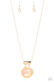 Paparazzi Starlight Starbright - Gold Necklace