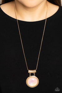 Paparazzi Starlight Starbright - Gold Necklace