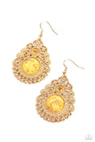 Paparazzi Welcoming Whimsy - Yellow Earring