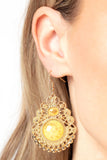 Paparazzi Welcoming Whimsy - Yellow Earring