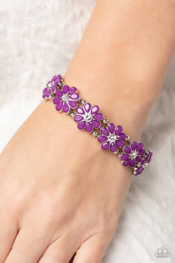 Paparazzi Hawaiian Holiday - Purple Bracelet