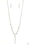 Paparazzi Upper Class - White Necklace