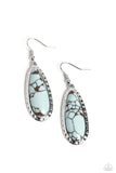 Paparazzi TEARDROP-Dead Dynasty - Blue Earring