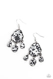 Paparazzi Organic Optimism - Black Earring